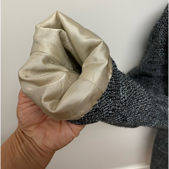 Christian Dior Men’s Tweed Blazer light blue, cream, black Tailored Vintage - Picture 11 of 16